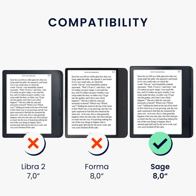 Kobo Sage mit Auto-Sleep Klapphülle