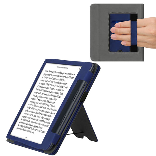 kwmobile Flip Hülle kompatibel mit Kobo Sage - Handschlaufe - Cover