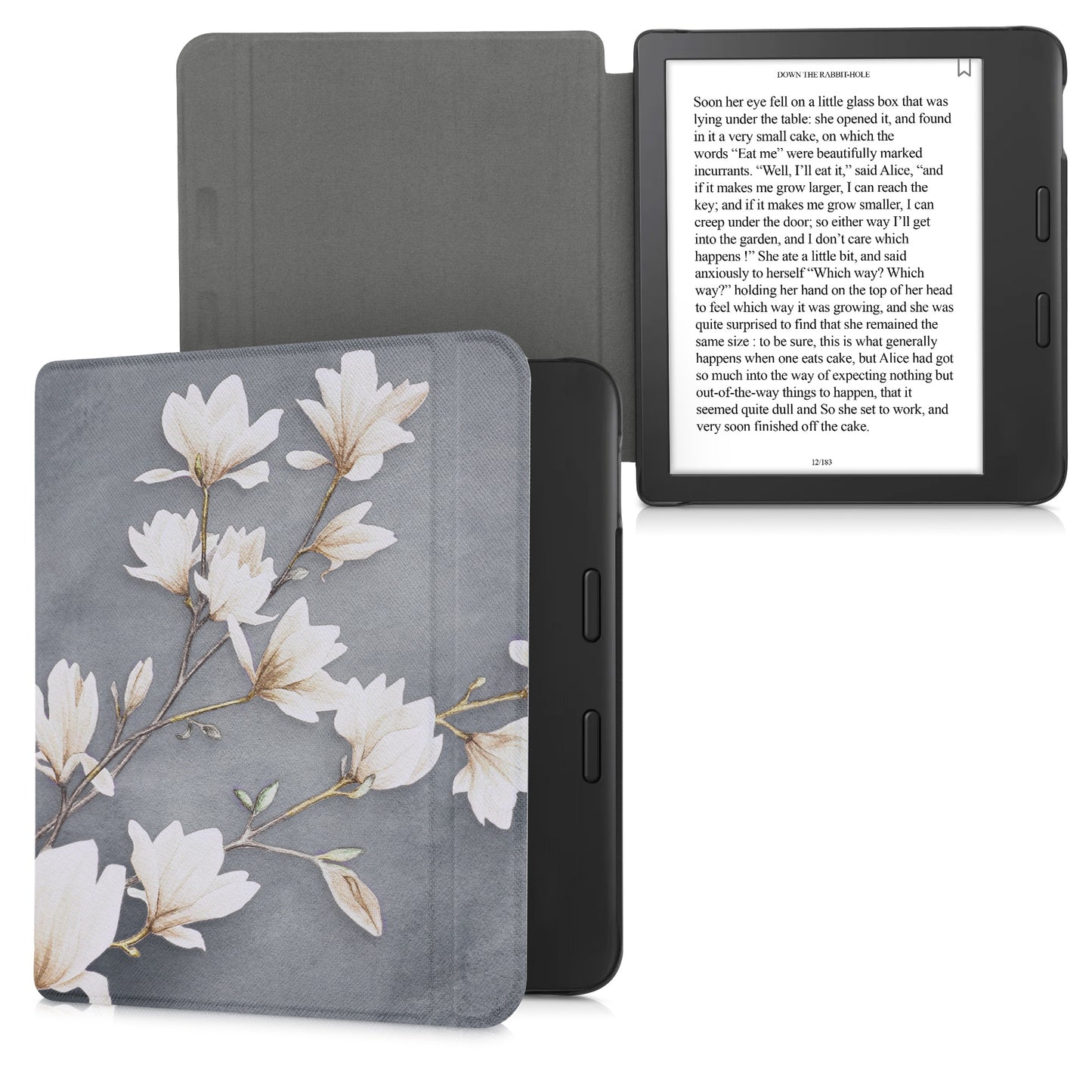 kwmobile Schutzhülle für Tolino Vision 6 Hülle - eReader Flip Case mit Auto Sleep Funktion - Hüllen