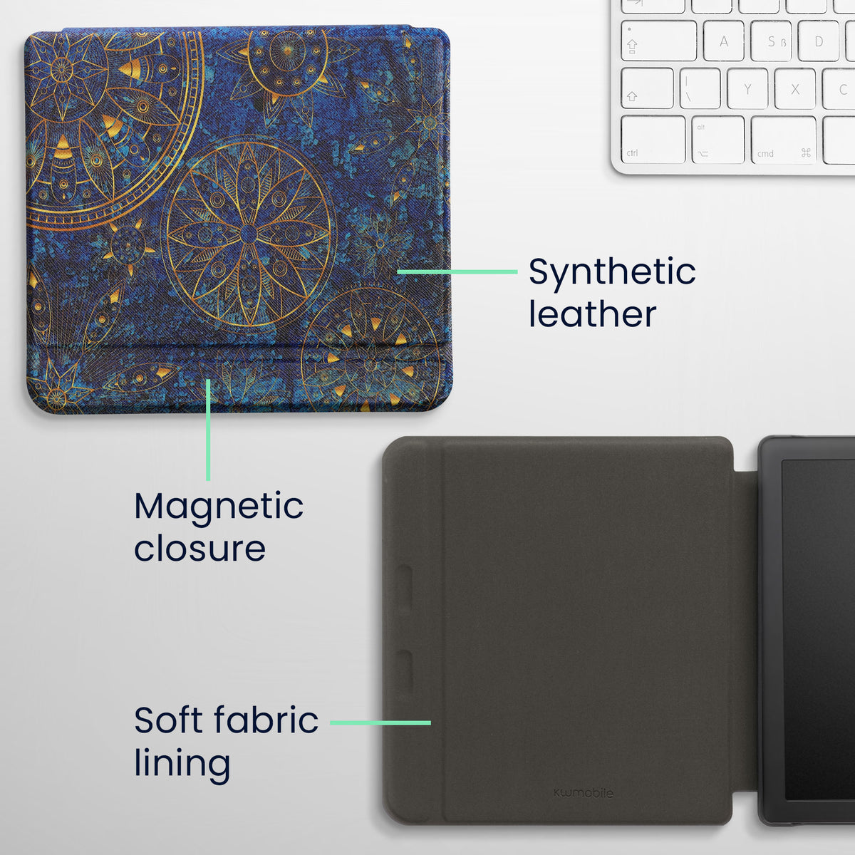 Tolino Vision 6 mit Auto-Sleep eReader Flip Case