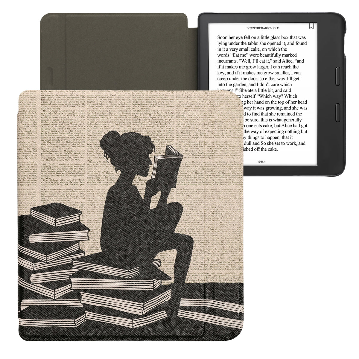Tolino Vision 6 mit Auto-Sleep eReader Flip Case