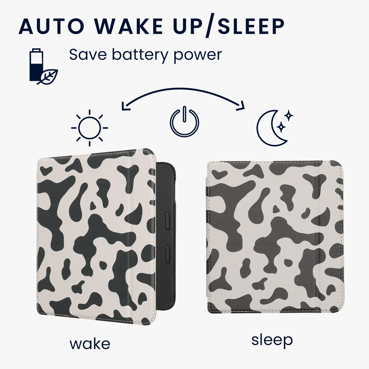 Tolino Vision 6 mit Auto-Sleep eReader Flip Case