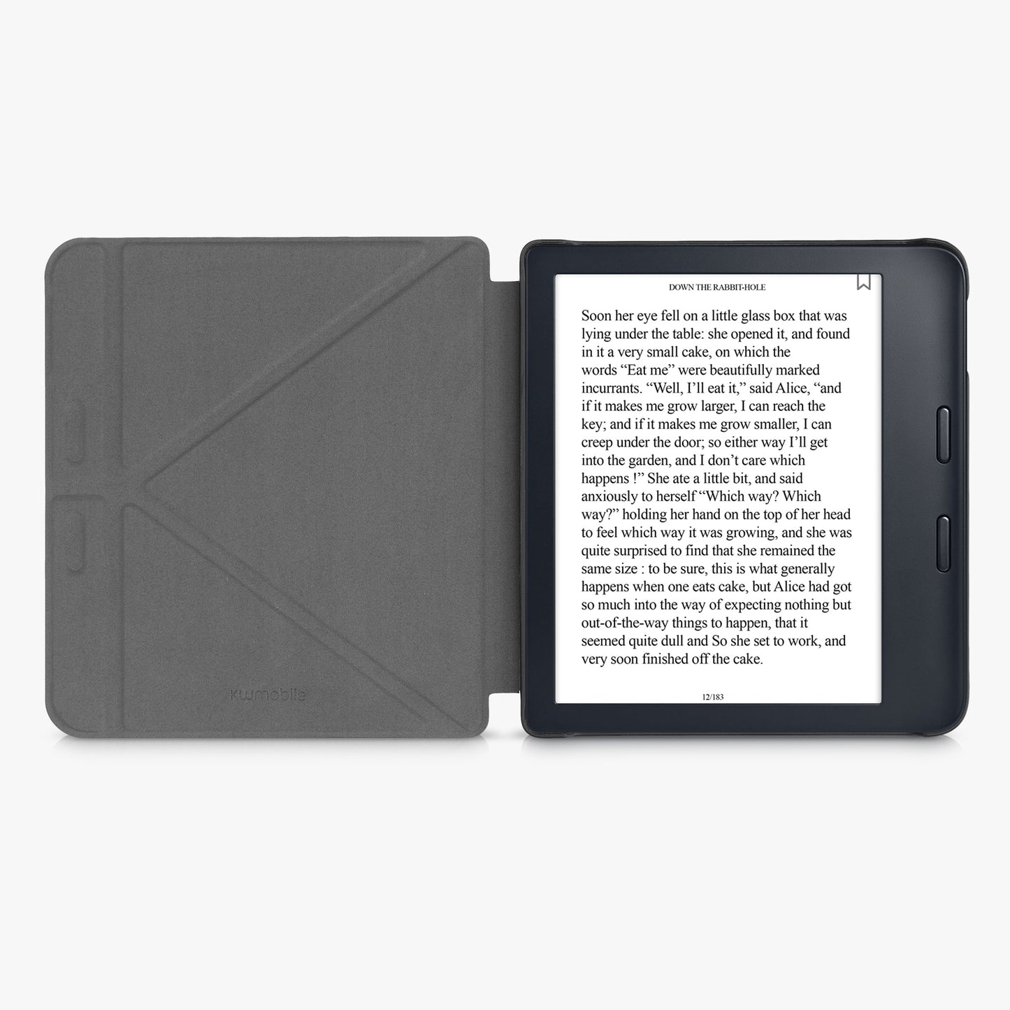kwmobile Schutzhülle für Tolino Vision 6 Hülle - eReader Klapphülle mit Auto Sleep Funktion - Cover mit Ständer