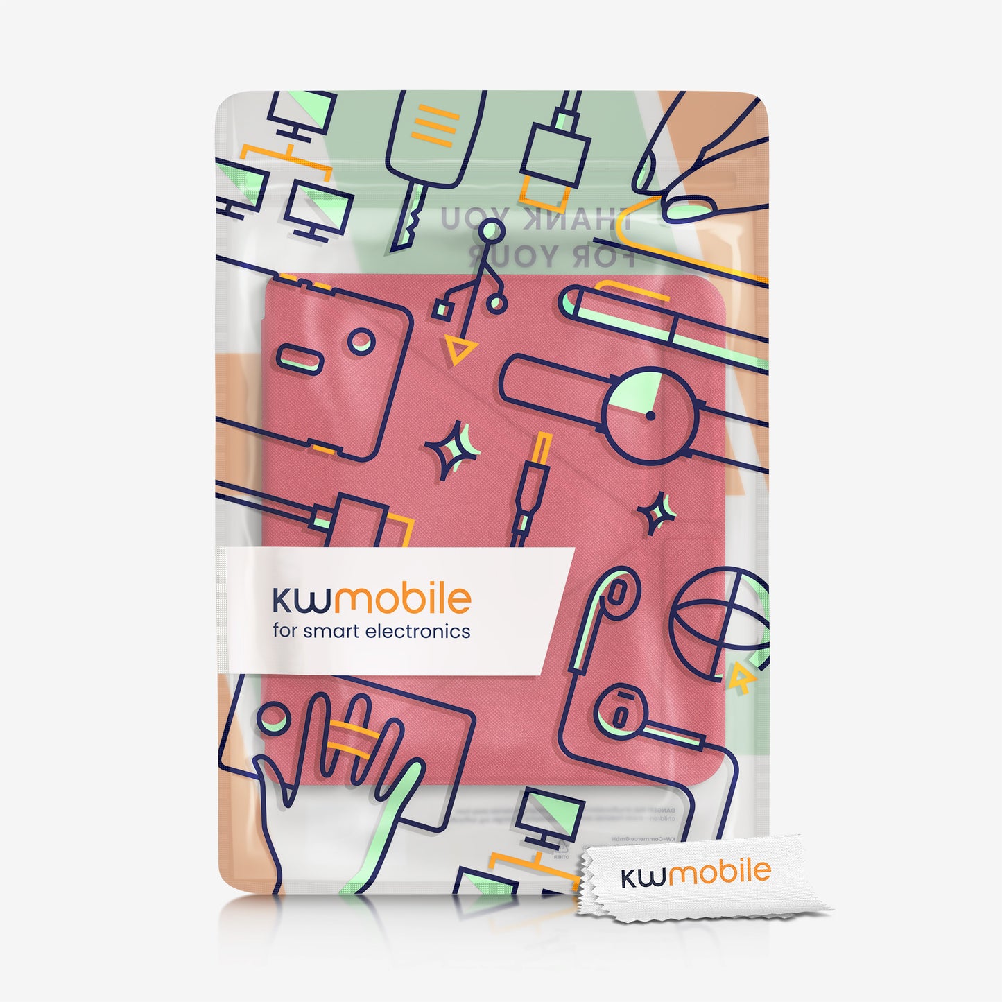 kwmobile Schutzhülle für Tolino Vision 6 Hülle - eReader Klapphülle mit Auto Sleep Funktion - Cover mit Ständer