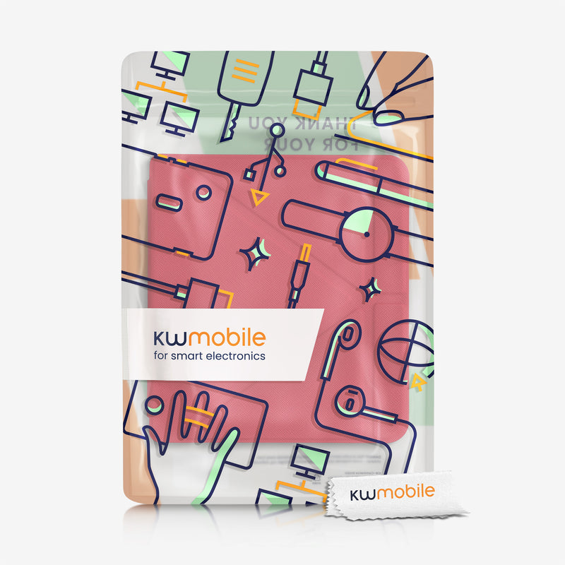 kwmobile Schutzhülle für Tolino Vision 6 Hülle - eReader Klapphülle mit Auto Sleep Funktion - Cover mit Ständer