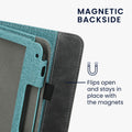 kwmobile Hülle kompatibel mit Tolino Vision 6 Hülle - Flip Case mit Handschlaufe - Kunstleder Cover