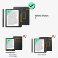 Filzstoff Hülle kompatibel mit Tolino Vision 6