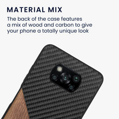 Xiaomi Poco X3 NFC / Poco X3 Pro Handyhülle Holz Carbon