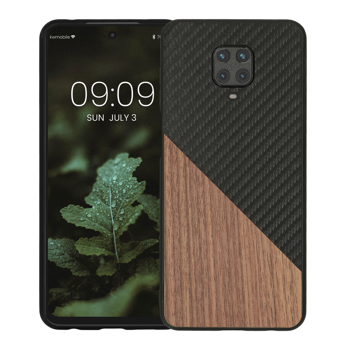 Xiaomi Redmi Note 9S / 9 Pro / 9 Pro Max Handyhülle Holz Carbon
