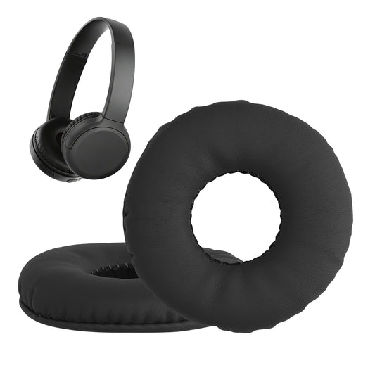 kwmobile 2x Ohr Polster für Sony WH-CH510 Ohrpolster - Ersatz Ohrpolster - Kopfhörer Ersatzteile - Kopfhörer Ersatzpolster für Over Ear Headphones Schwarz  