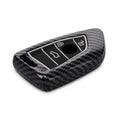 kwmobile Autoschlüssel Hülle kompatibel mit BMW 3-Tasten Smart Key Autoschlüssel - Hardcover Schutzhülle Schlüsselhülle