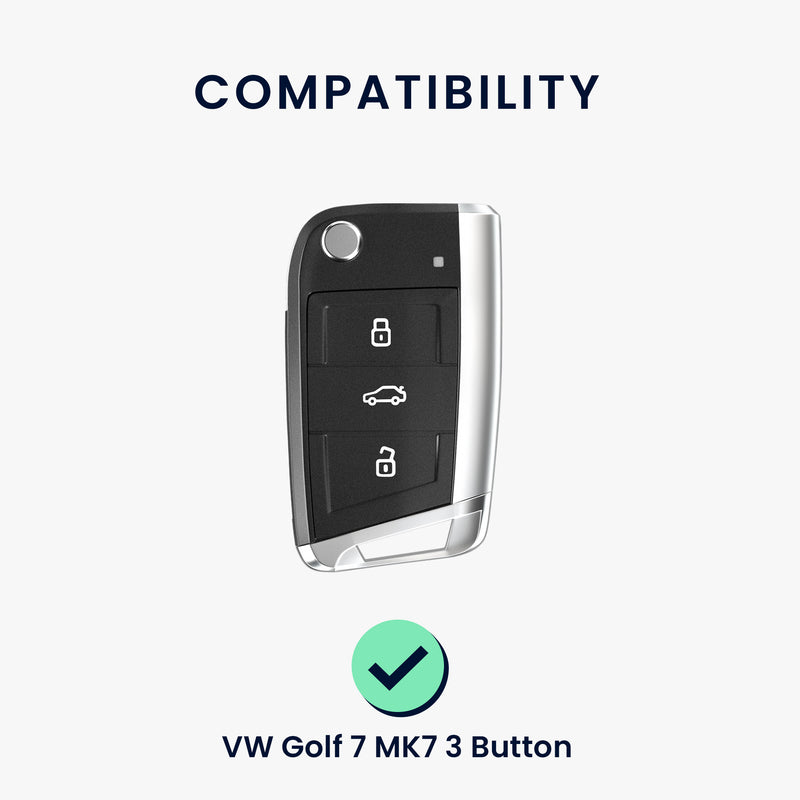 Hülle für VW Golf 7 MK7 3-Tasten Autoschlüssel