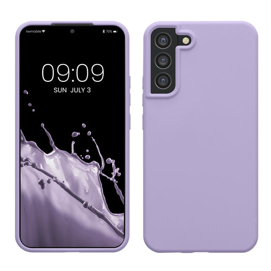 kwmobile Handyhülle für Samsung Galaxy S22 Plus Hülle - Case Silikon - Kabelloses Laden - Schutzhülle Cover