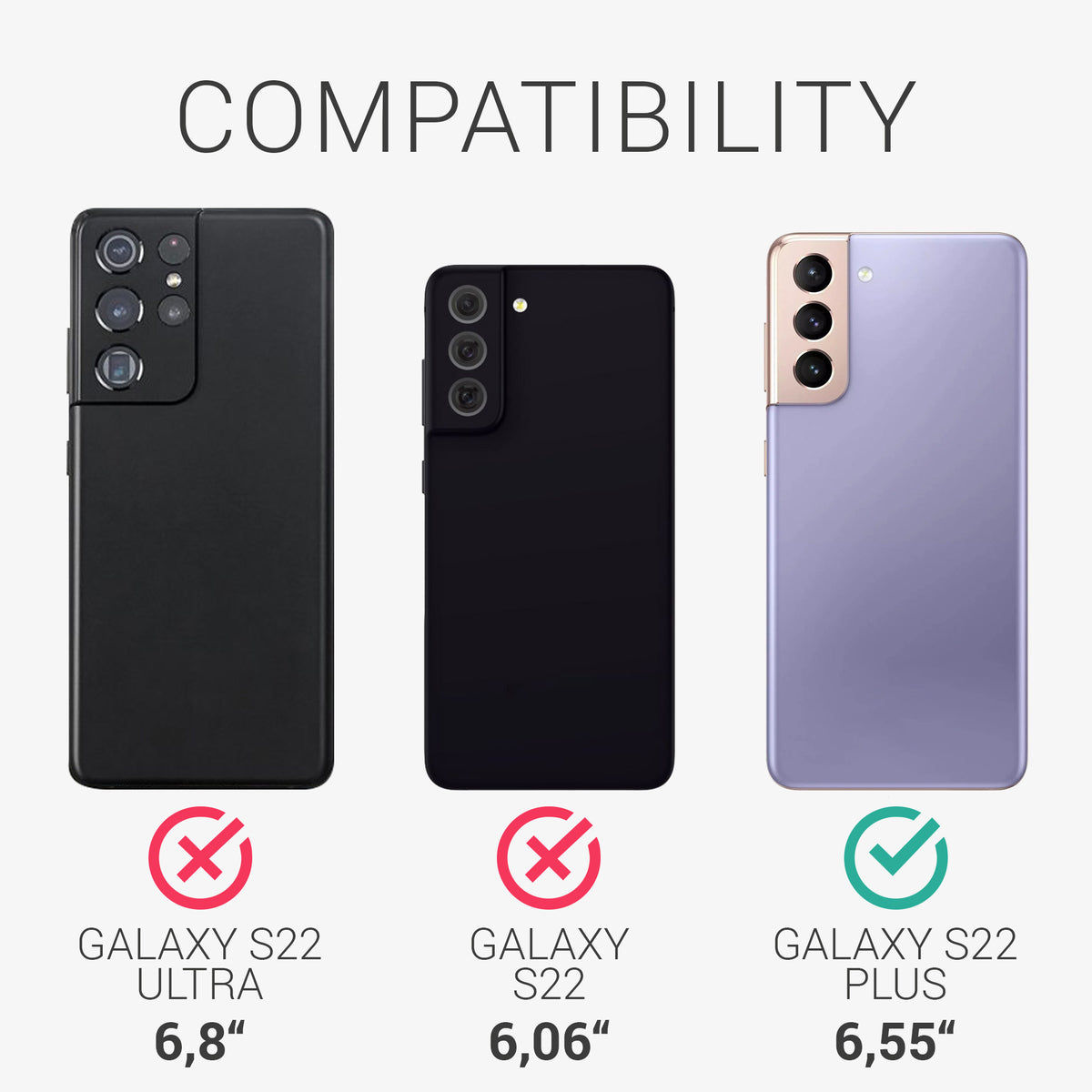 Samsung Galaxy S22 Plus metallische Handyhülle