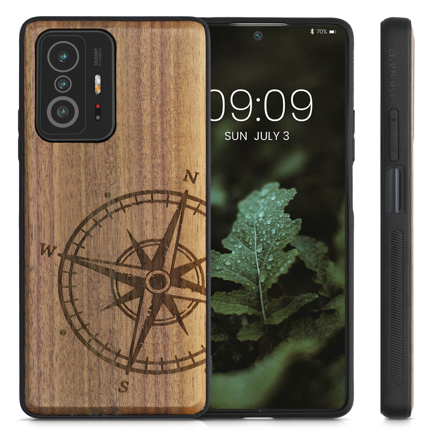 kwmobile Handyhülle für Xiaomi 11T / 11T Pro Hülle - Case mit TPU Bumper - Stoßfestes Hardcase - Schutzhülle Cover