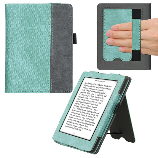 kwmobile Flip Hülle kompatibel mit Kobo Glo HD / Touch 2.0 - Handschlaufe - Cover