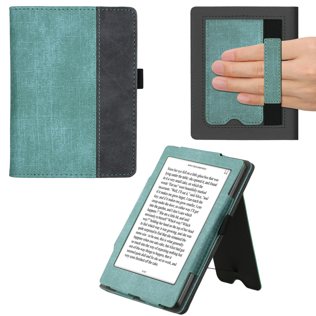 Kobo Aura Edition 2 mit Handschlaufe Flip Case