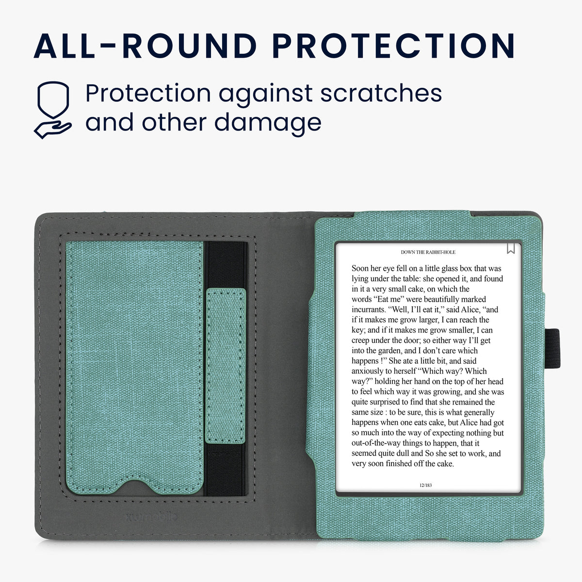 Kobo Aura Edition 2 mit Handschlaufe Flip Case