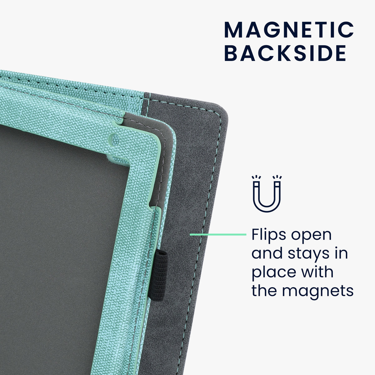 Kobo Aura H2O Edition 2 mit Handschlaufe Flip Case Zweifarbig Mint