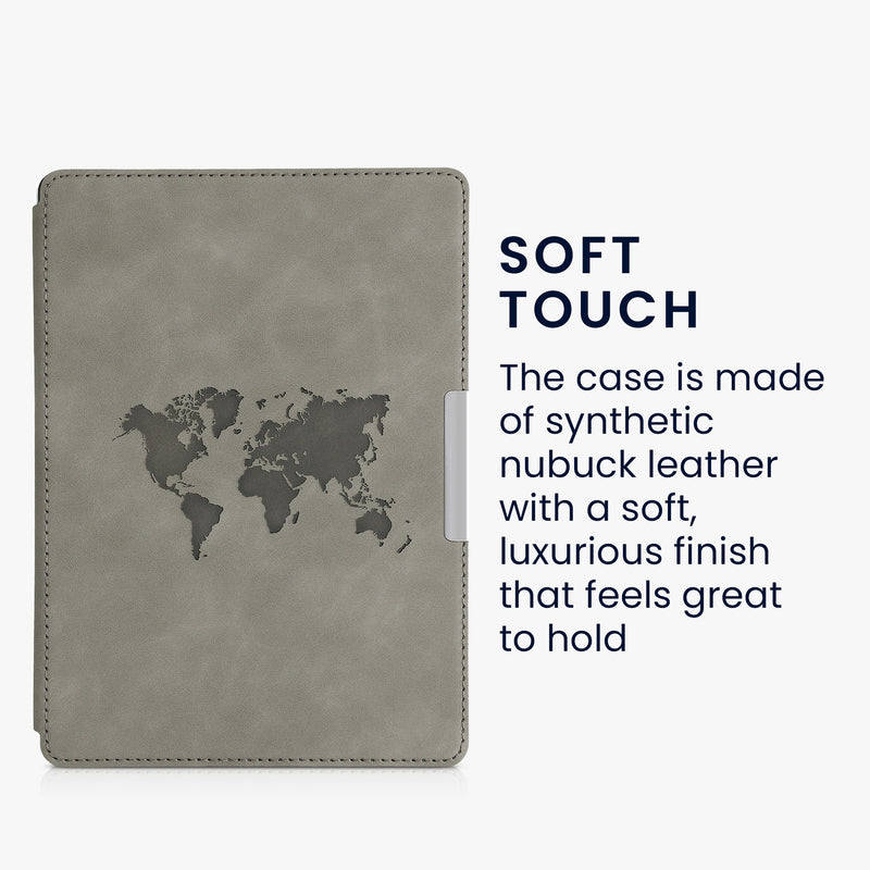 kwmobile Schutzhülle für Kobo Aura ONE Hülle - eReader Case aus Kunstleder mit Auto Sleep Funktion