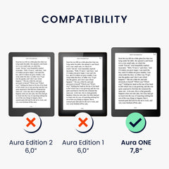 Kobo Aura ONE mit Auto-Sleep eReader Hülle