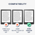 Kobo Clara HD mit Handschlaufe Flip Case