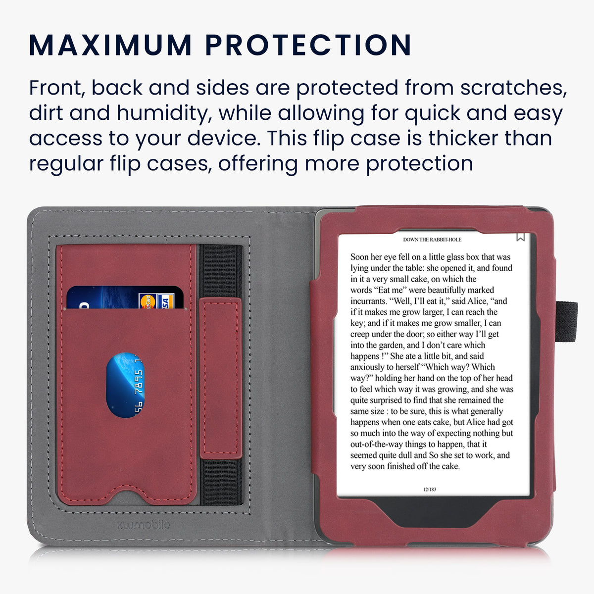 Kobo Clara HD mit Handschlaufe Flip Case