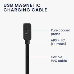 kwmobile Smartwatch Ladekabel für Xiaomi Redmi Watch 2 Lite / Redmi Watch 3 / Band 7 Pro / Smart Band Pro USB Ladekabel