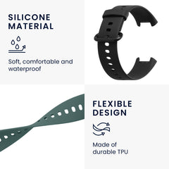 kwmobile Uhrenarmband für Xiaomi Redmi Watch 2 Lite Armband - Fitnesstracker Band Set aus Silikon - Ersatzarmband