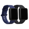 kwmobile Uhrenarmband für Xiaomi Redmi Watch 2 Lite Armband - Fitnesstracker Band Set aus Silikon - Ersatzarmband Smartwatch