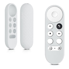 kwmobile Hülle Fernbedienung kompatibel mit Google Chromecast 2020 4K / Chromecast 2022 HD Hülle - Silikon Case für TV Zubehör in Grau Grau  