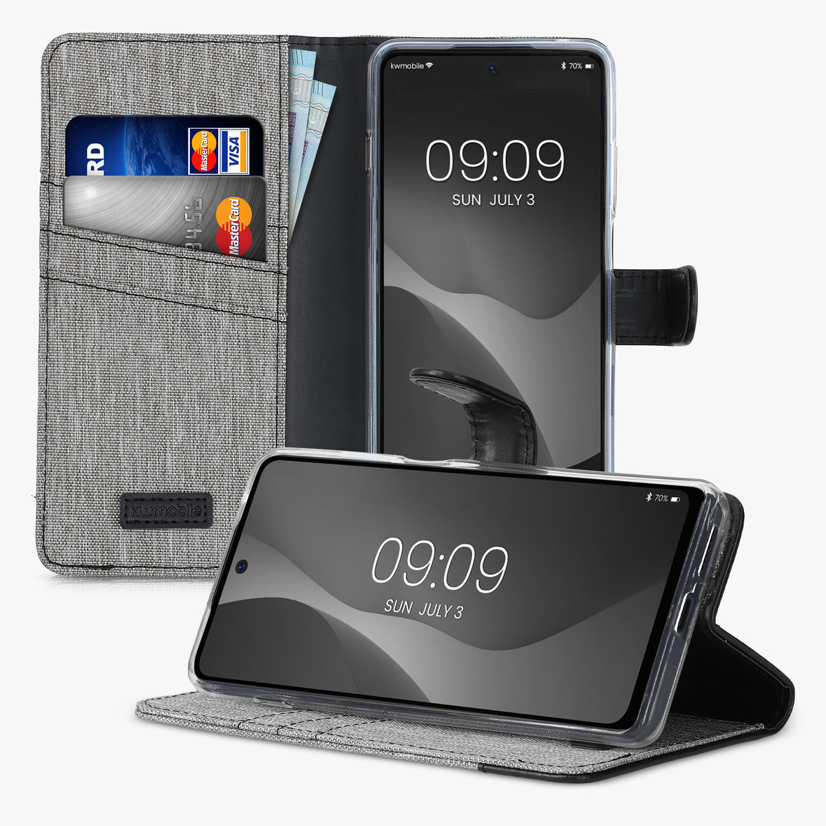 Kunstleder Hülle kompatibel mit Motorola Moto G200 5G