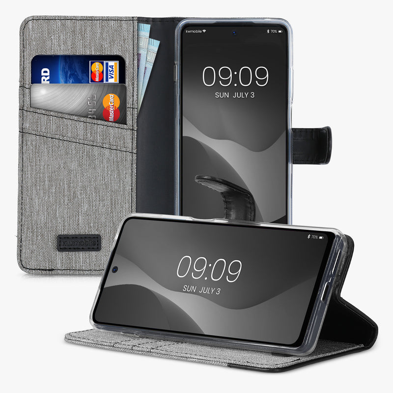 Kunstleder Hülle kompatibel mit Motorola Moto G200 5G