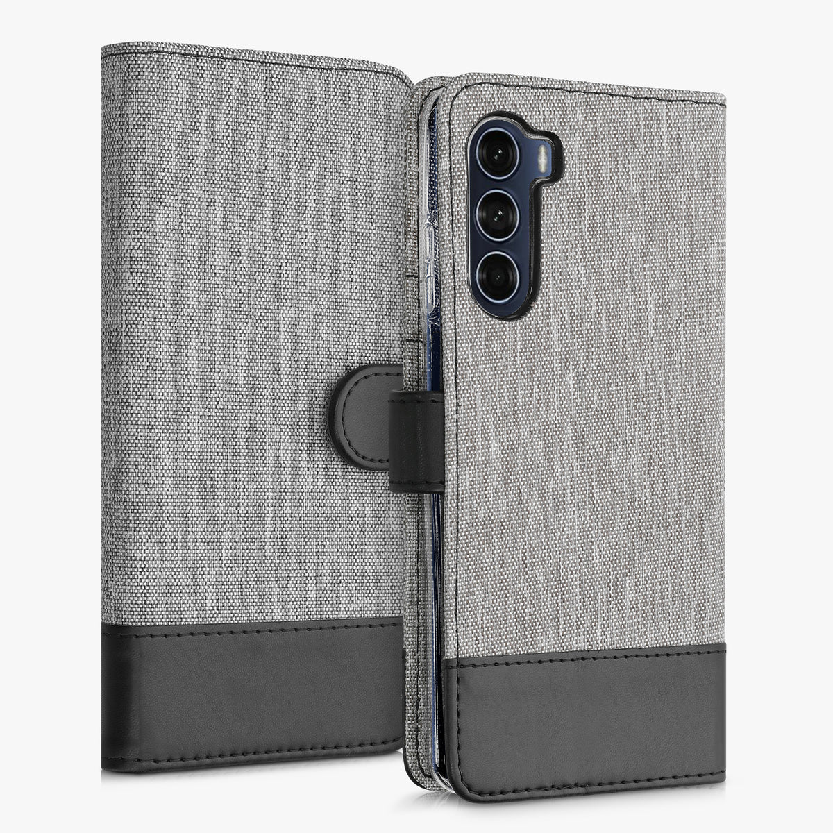 Kunstleder Hülle kompatibel mit Motorola Moto G200 5G