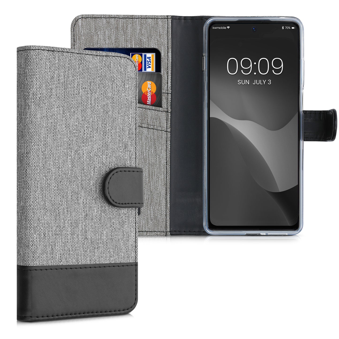 Kunstleder Hülle kompatibel mit Motorola Moto G200 5G