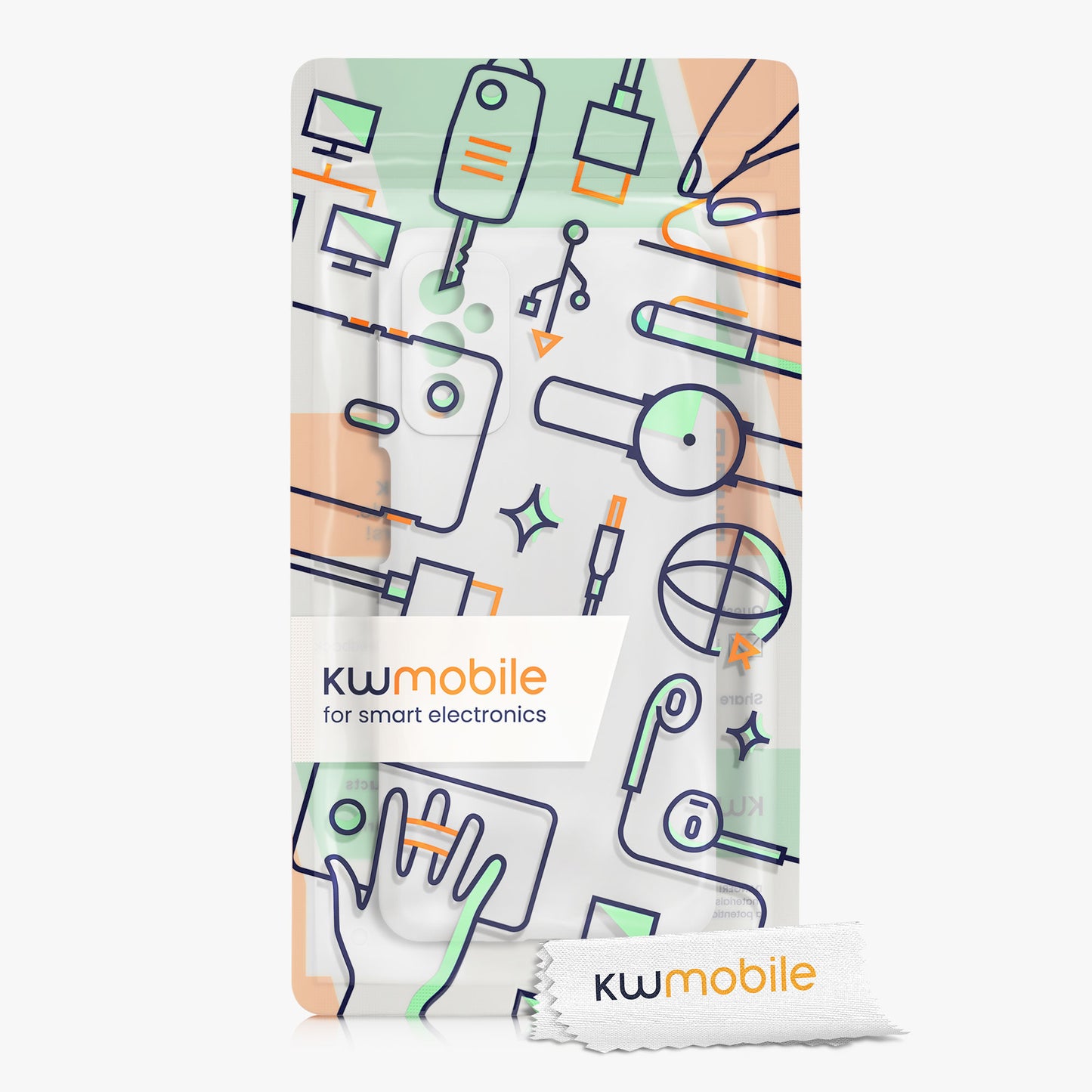 Gummierte Silikon Hülle für Samsung Galaxy M52 5G in Weiß matt