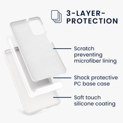 Samsung Galaxy M52 5G gummierte Handyhülle Matt