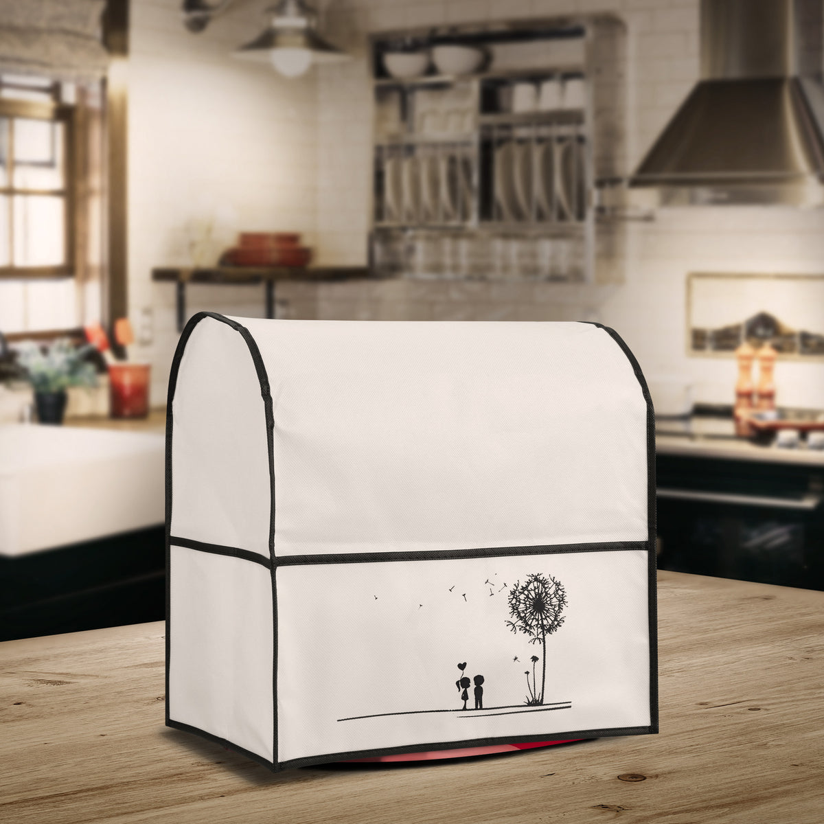 KitchenAid 4,3-4,8 liter Staubschutzhülle Herz Weiß