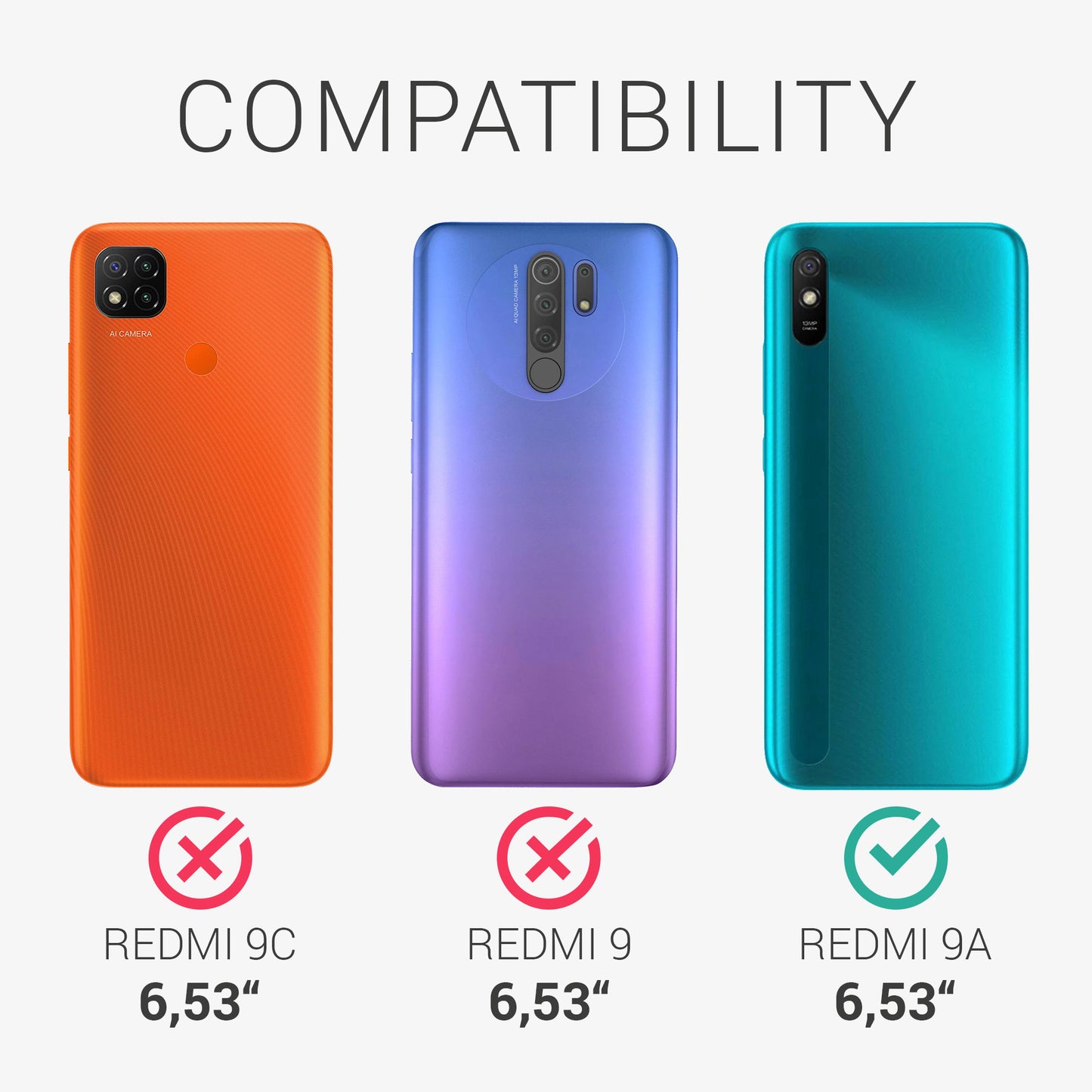 Hülle kompatibel mit Xiaomi Redmi 9A / 9AT