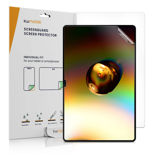 kwmobile 2x Schutzfolie kompatibel mit Samsung Galaxy Tab S8 Ultra / S9 Ultra - Folie klar Full Screen Tablet Transparent  