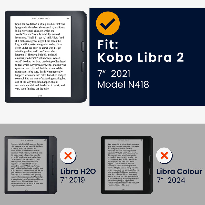 Stoff Hülle kompatibel mit Kobo Libra 2