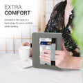 Kobo Libra 2 mit Handschlaufe Flip Case Magnolien Grau