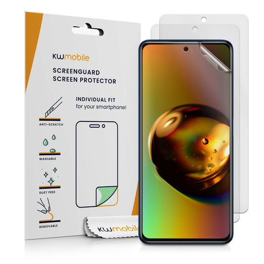 kwmobile 3x Folie matt kompatibel mit Xiaomi Poco X3 NFC / Poco X3 Pro - Displayschutzfolie Schutzfolie - Displayschutz Displayfolie entspiegelt Matt Transparent  