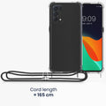 Oppo Find X3 Lite Silikon Handykette Transparent
