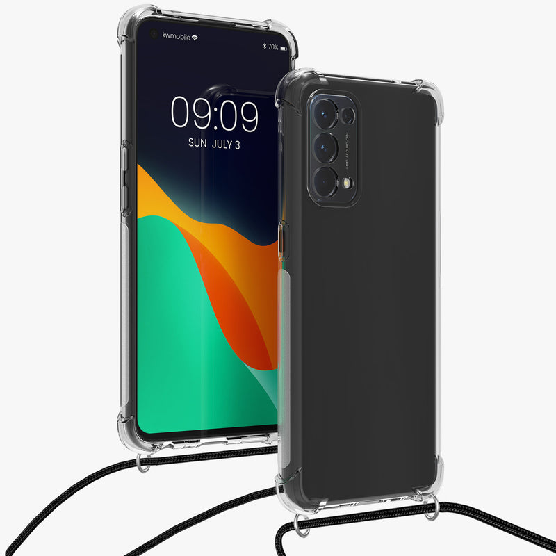 Oppo Find X3 Lite Silikon Handykette Transparent