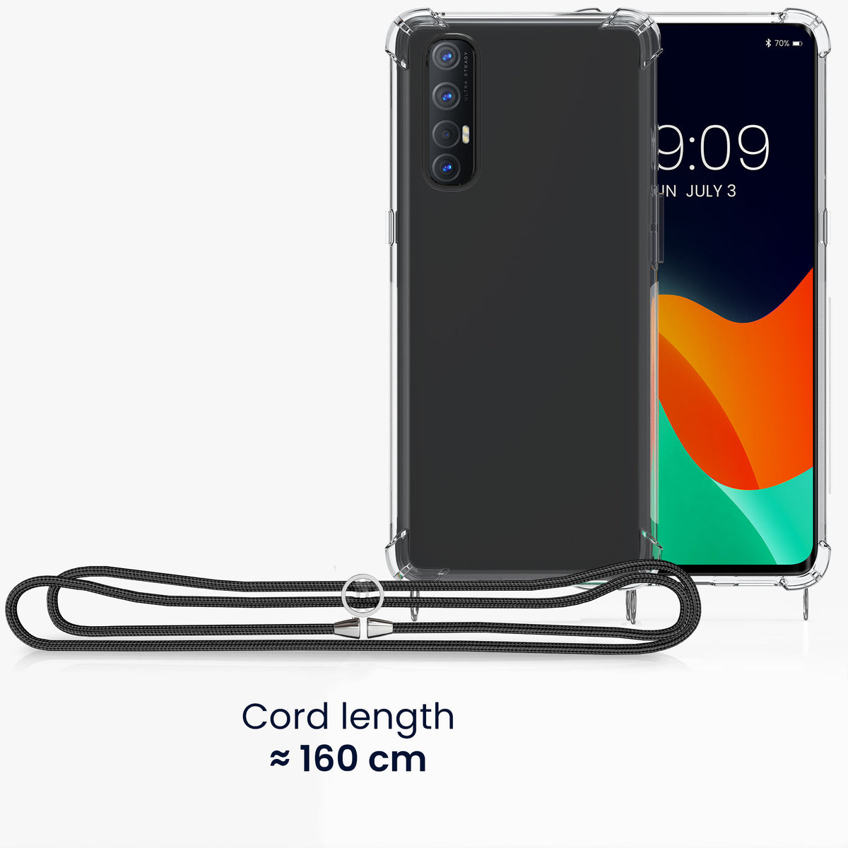 Oppo Find X2 Neo Silikon Handykette