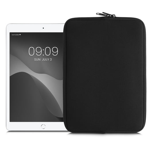 kwmobile Tablet Hülle kompatibel mit 9,7"-11" Tablet - Universal Neopren Tasche Cover Case - Schutzhülle Sleeve in Schwarz Schwarz  