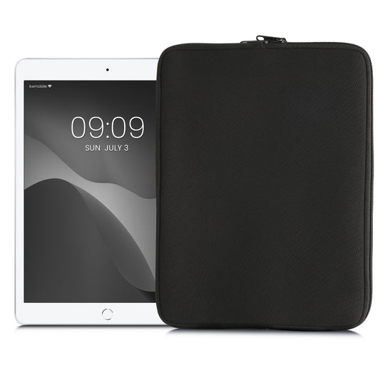 kwmobile Tablet Hülle kompatibel mit 12,4"-12,9" Tablet - Universal Neopren Tasche Cover Case - Schutzhülle Sleeve in Schwarz Schwarz  