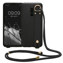 Xiaomi Redmi 9 Handykette Silikon Schwarz
