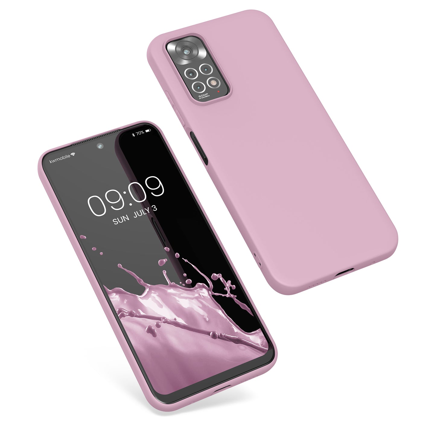 kwmobile Handyhülle für Xiaomi Redmi Note 11 / Note 11S - Kabelloses Laden - Schutzhülle Cover